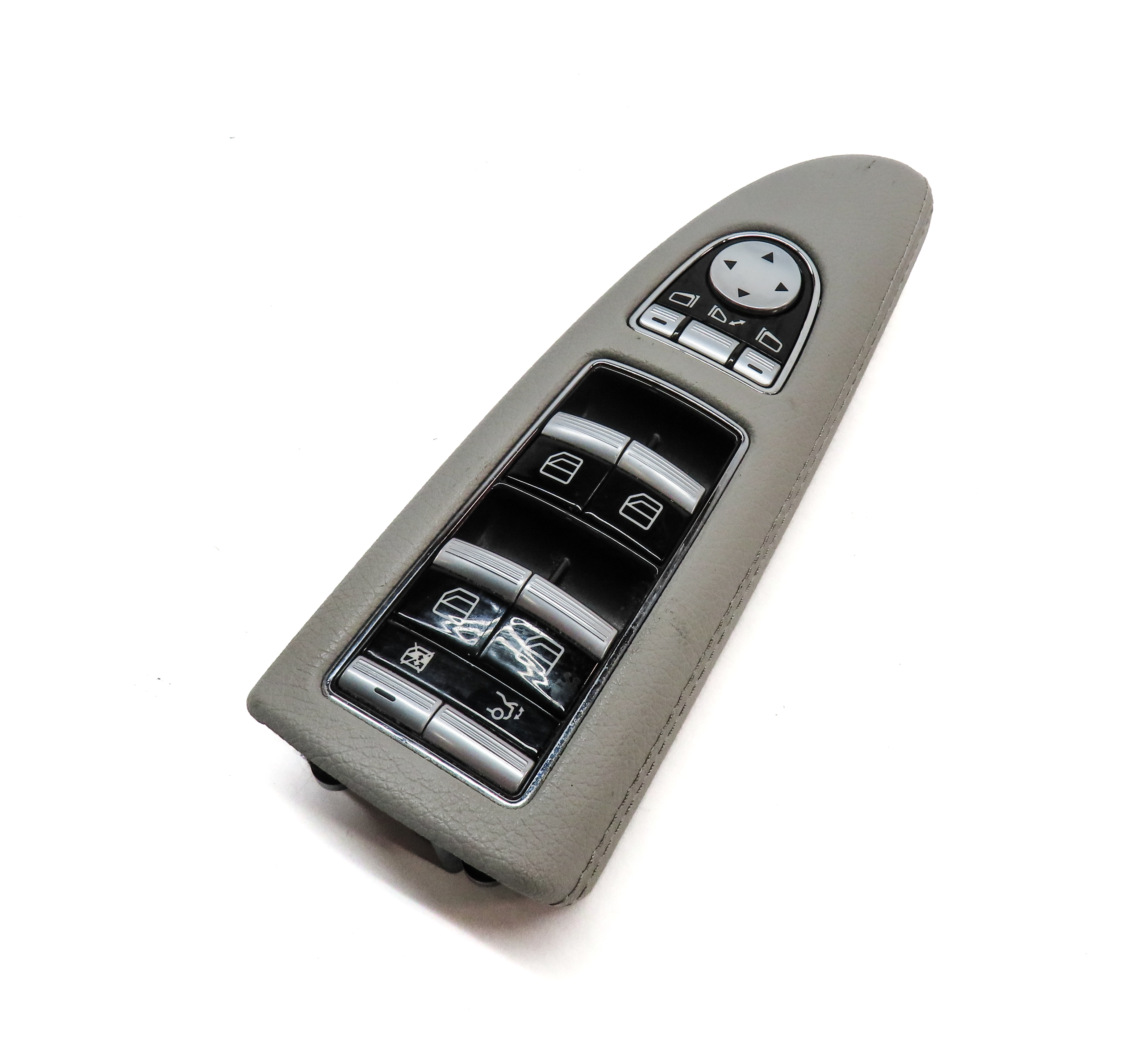10 MERCEDES S400 (W221) FRONT LEFT DRIVER MASTER PFOLD TRUNK TRIM WINDOW  SWITCH — exact item pictured